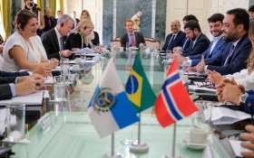 Castro discute investimentos no setor de energia com a Noruega